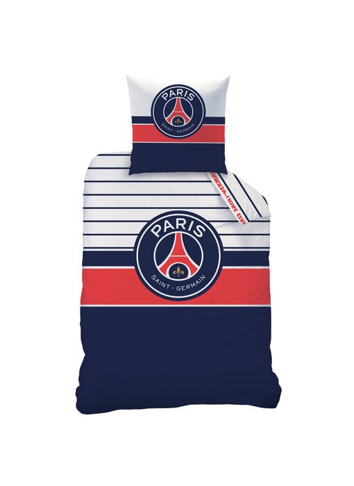 Paris Saint Germain Duvet cover Logo 140 x 200 + 63 x 63 cm Cotton