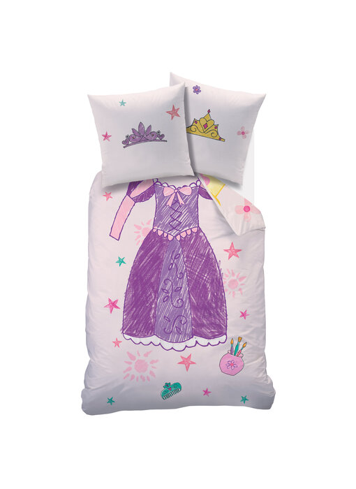 Disney Princess Duvet cover Dress 140 x 200 + 63 x 63 cm Cotton