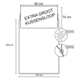 Super Mario Bettbezug, Wahoo! - Einzelbett - 140 x 200 + 70 x 90 cm - Polyester