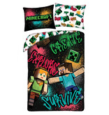 Minecraft Housse de couette Create - Simple - 140 x 200 + 70 x 90 cm - Polyester
