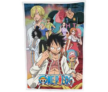 One Piece Sherpa Fleece Blanket Crew 100 x 150 cm Polyester