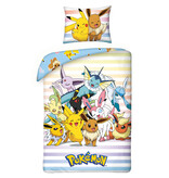 Pokémon Housse de couette familiale - 140 x 200 + 70 x 90 cm - Polyester Pokémon Housse de couette familiale - 140 x 200 + 70 x 90 cm - Polyester