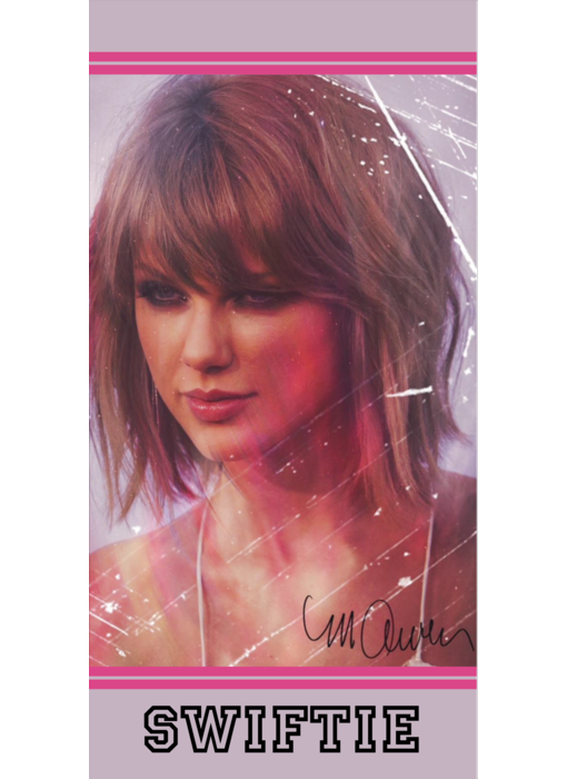 Taylor Swift Serviette de plage Swiftie 70 x 140 cm Coton