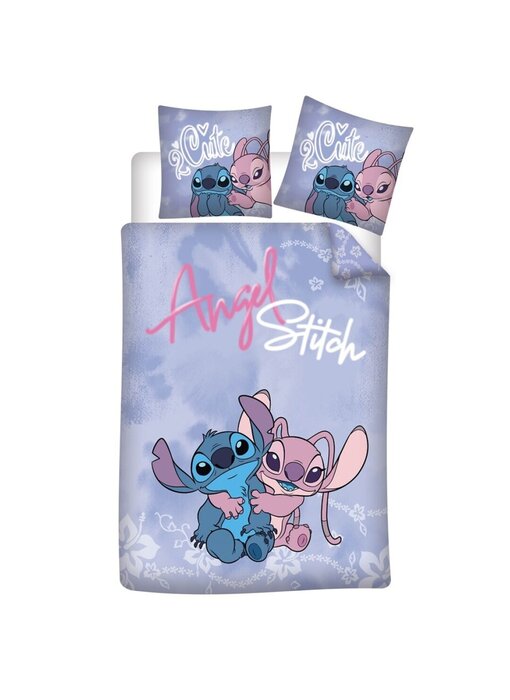 Disney Lilo & Stitch Housse de couette 2 Cute 140 x 200 cm / 65 x 65 cm Polycoton