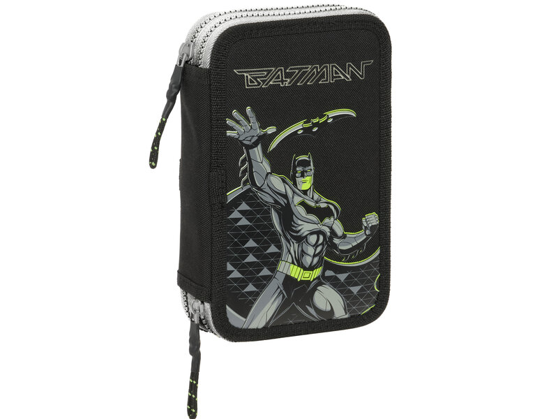 Batman Gefülltes Federmäppchen Game Over - 29 Teile - 19,5 x 12,5 x 4 cm - Polyester