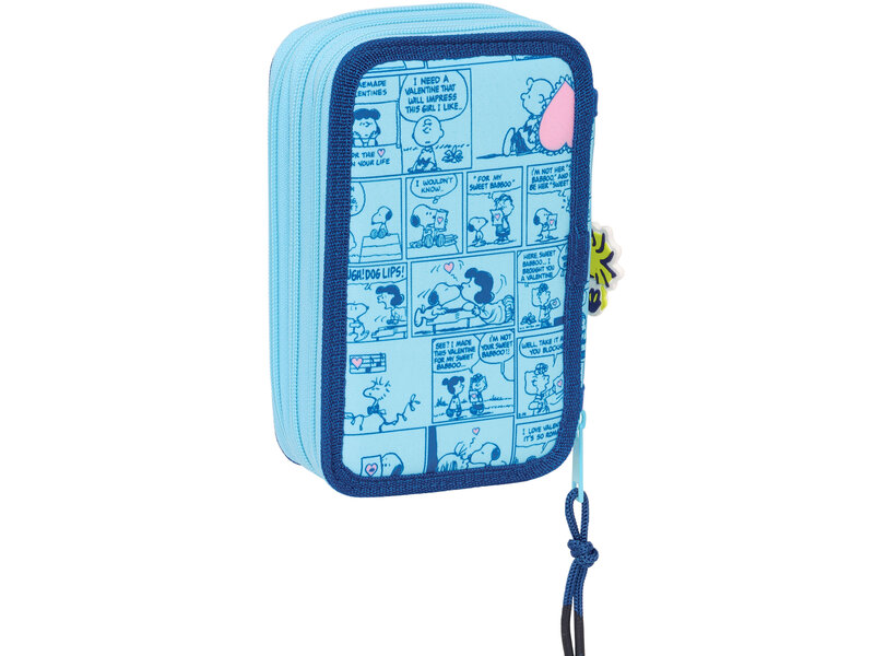 Snoopy Coffret rempli Love - 37 pièces - 19,5 x 12,5 x 5,5 cm - Polyester