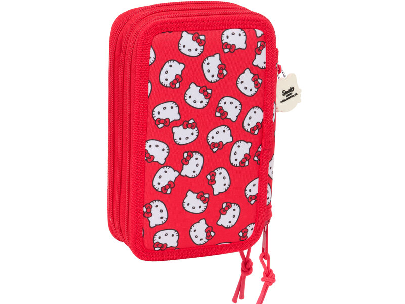Hello Kitty Filled Case Iconic - 37 pieces - 19.5 x 12.5 x 5.5 cm - Polyester