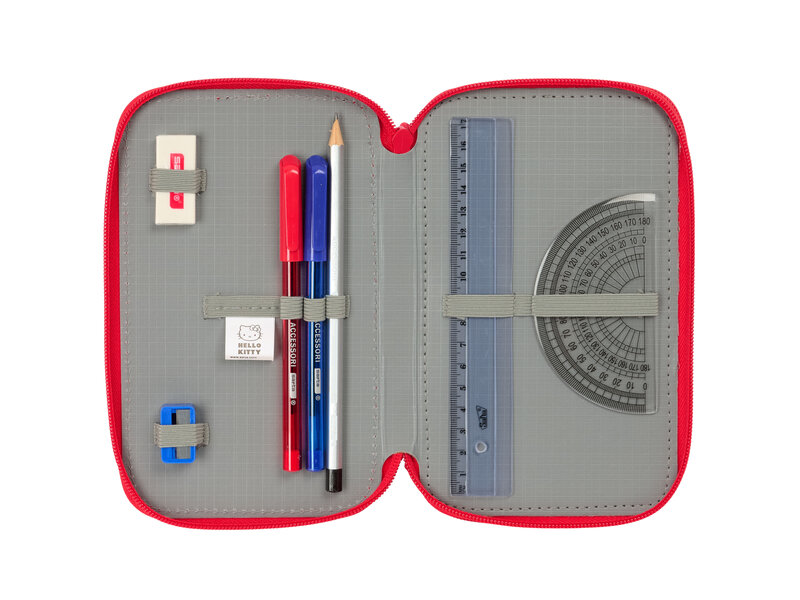Hello Kitty Gevuld Etui Iconic - 37 stuks - 19,5 x 12,5 x 5,5 cm - Polyester