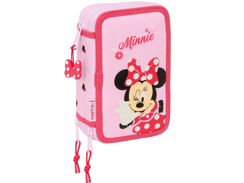 Disney Minnie Mouse Gevuld Etui Hello - 37 stuks - 19,5 x 12,5 x 5,5 cm - Polyester