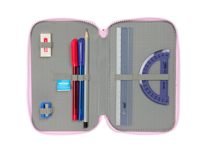 Disney Minnie Mouse Gefüllter Koffer Hello - 37-teilig - 19,5 x 12,5 x 5,5 cm - Polyester