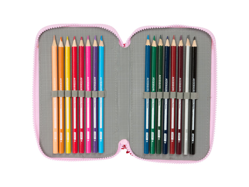 Disney Minnie Mouse Gefüllter Koffer Hello - 37-teilig - 19,5 x 12,5 x 5,5 cm - Polyester