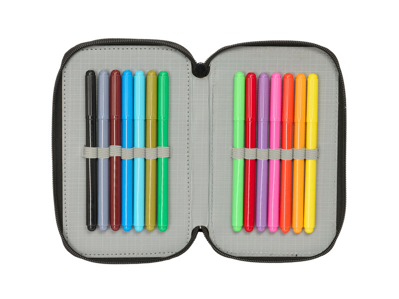 Naruto Filled Chakra Case - 37 pieces - 19.5 x 12.5 x 5.5 cm - Polyester