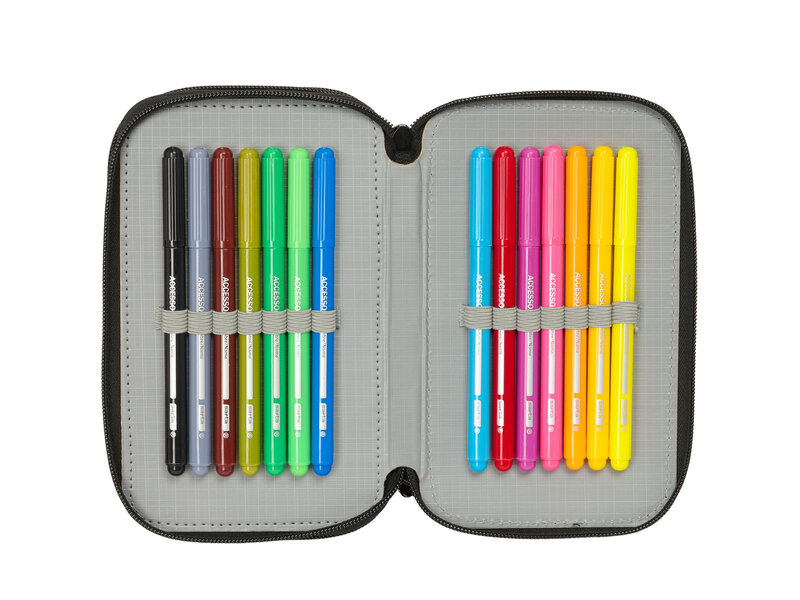 Hot Wheels Filled Case Let's Race - 37 pieces - 19.5 x 12.5 x 5.5 cm - Polyester