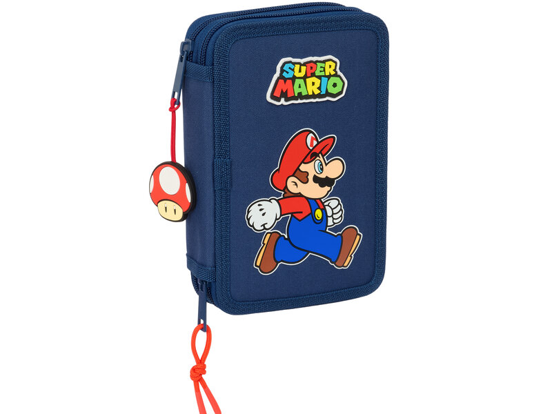 Super Mario Gevuld Etui Trick - 29 stuks - 19,5 x 12,5 x 4 cm - Polyester
