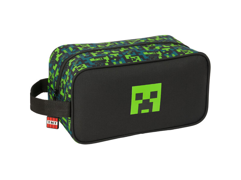 Minecraft Trousse de toilette TNT - 29 x 15 x 14 cm - Polyester
