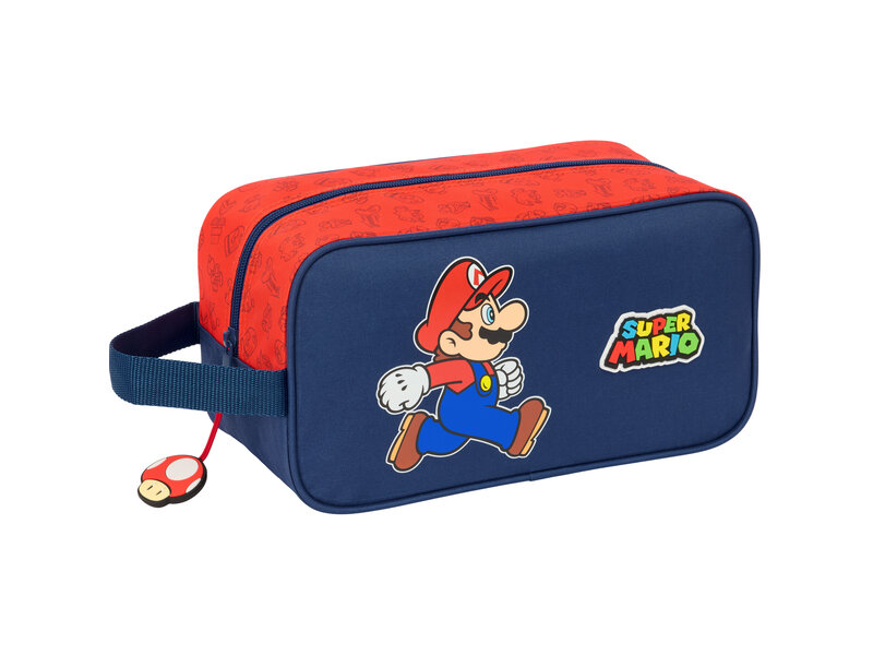 Super Mario Trousse de toilette Trick - 29 x 15 x 14 cm - Polyester