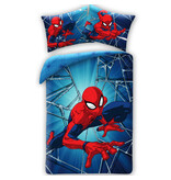 Spider-Man Housse de couette Web - 140 x 200 cm + 50 x 70 cm - Coton