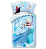 Disney Frozen Housse de couette Elsa - 140 x 200 cm + 50 x 70 cm - Coton