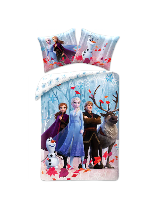 Disney Frozen Duvet cover Snow 140 x 200 cm + 50 x 70 cm Cotton