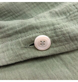 Matt & Rose Duvet cover Moss green - 240 x 220 + (2x) 65 x 65 - Muslin Cotton