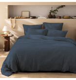 Matt & Rose Housse de couette Bleu Paon - 260 x 240 + (2x) 65 x 65 - Mousseline de Coton
