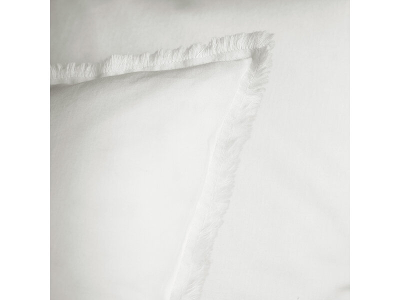 Matt & Rose Housse de couette Blanche - 260 x 240 (hors taie d'oreiller) - Coton lavé