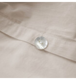 Matt & Rose Bettbezug Beige - 260 x 240 + 2x 65 x 65 cm - Gewaschene Baumwolle