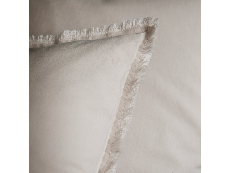 Matt & Rose Duvet cover Beige - 260 x 240 + 2x 65 x 65 cm - Washed Cotton