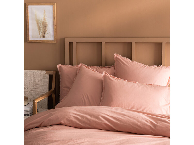 Matt & Rose Bettbezug Nude - 260 x 240 + 2x 65 x 65 cm - Gewaschene Baumwolle
