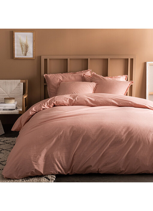 Matt & Rose Housse de couette Nude 240 x 220 + 65 x 65 Coton lavé