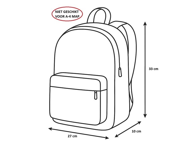 Disney Cars Rucksack Racing - 33 x 27 x 10 cm - Polyester