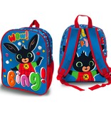 Bing Bunny Kleinkinderrucksack Wow 3D - 31 x 25 x 10 cm - Polyester