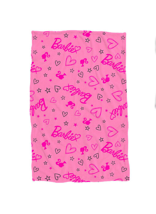 Barbie Fleecedecke Herz 90 x 140 cm Polyester