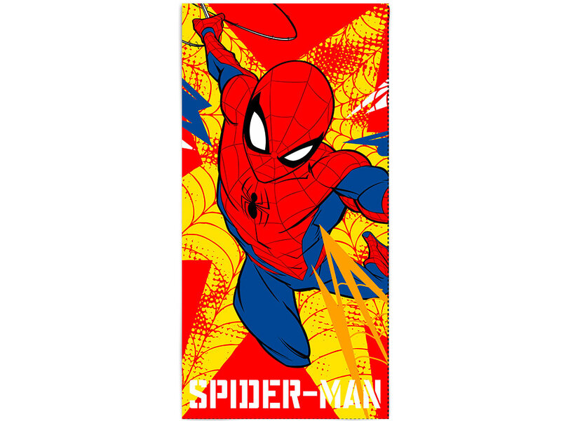 SpiderMan Beach towel Fire - 70 x 140 cm - Cotton