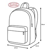 PASO Sac à dos de football - 38 x 29 x 16 cm - Polyester