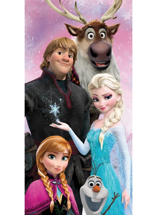 Disney Frozen Strandtuch Schneeflocke 70 x 140 Baumwolle