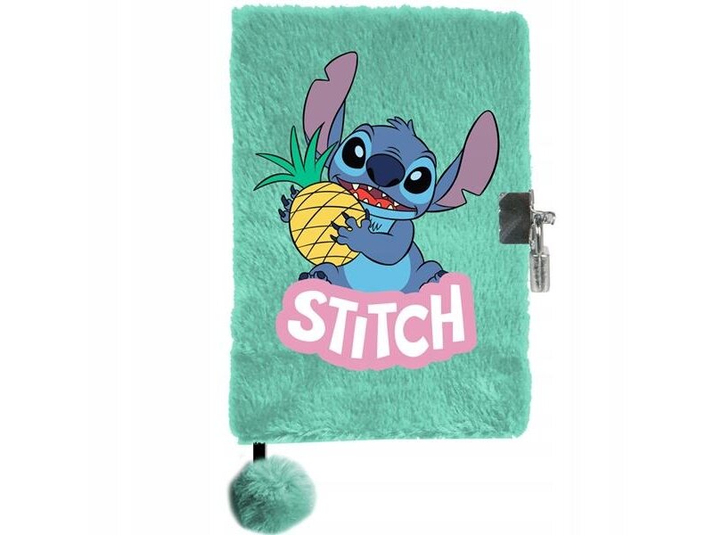 Disney Lilo & Stitch Tagebuch A5 Ananas - liniert - mit Schloss - 15 x 21 x 3 cm