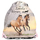 Turnbeutel Schwimmbeutel Pferde 45 x 34 cm Polyester