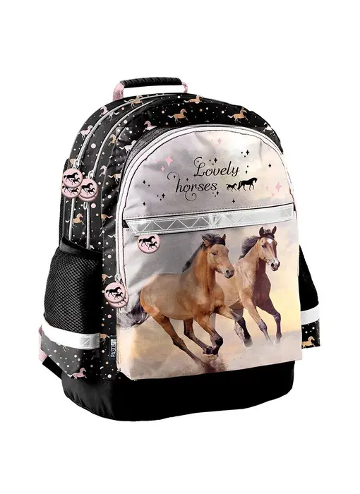 PASO Rucksack Pferde 41 x 28 cm Polyester