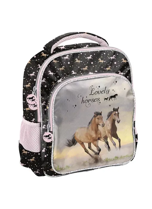 PASO Sac à dos pour enfant Cheval 33 x 26 x 10 cm Polyester
