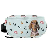 PASO Dachshund Hip Bag - 24 x 13 x 9 cm - Polyester