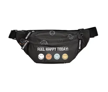 Smiley Heuptasje Feel Happy 27 x 11 x 7 cm Polyester