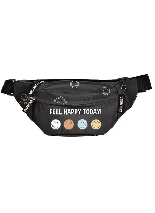 Smiley Hip bag Feel Happy 27 x 11 x 7 cm Polyester