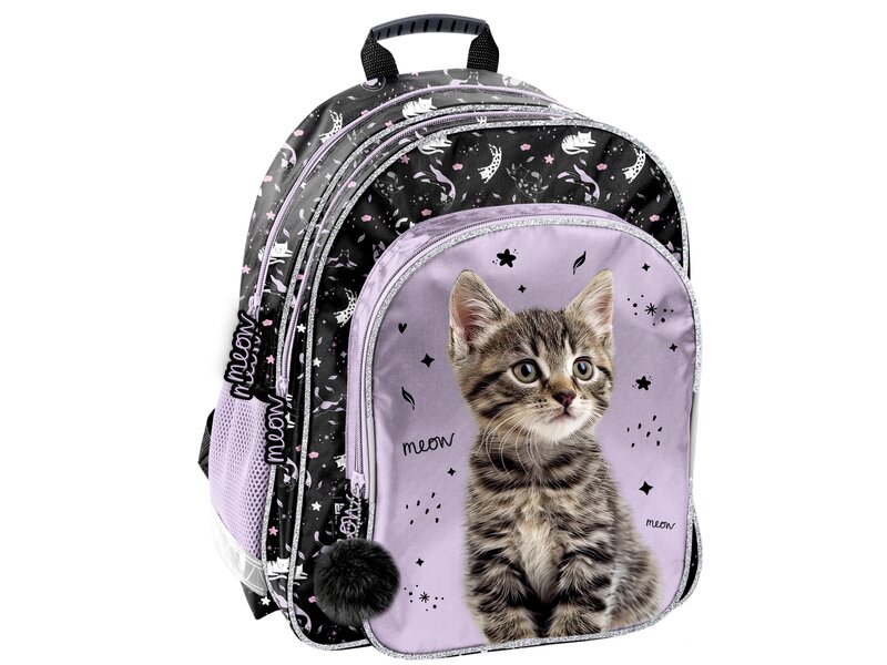 PASO Rugzak Poesje - 38 x 29 x 16 cm - Polyester