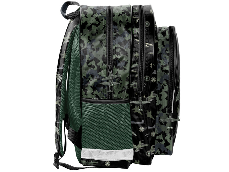 PASO Rugzak Vliegtuig - 38 x 29 x 16 cm - Polyester