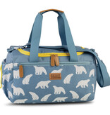 Glüh Würmchen Sac bandoulière Ours Polaire - 35 x 21 x 18 cm - Gris-bleu - Polyester