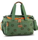 Glühwürmchen Shoulder bag Tiger - 35 x 21 x 18 cm - Green - Polyester