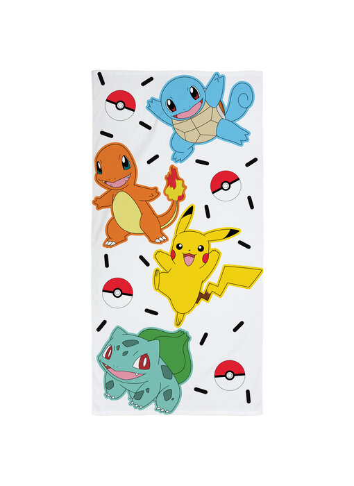 Pokémon Serviette de plage Group 70 x 140 cm Coton