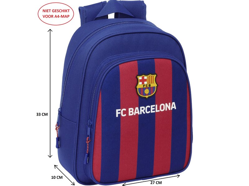 FC Barcelona Rugzak Stripes - 33 x 27 x 10 cm - 9 L - Polyester