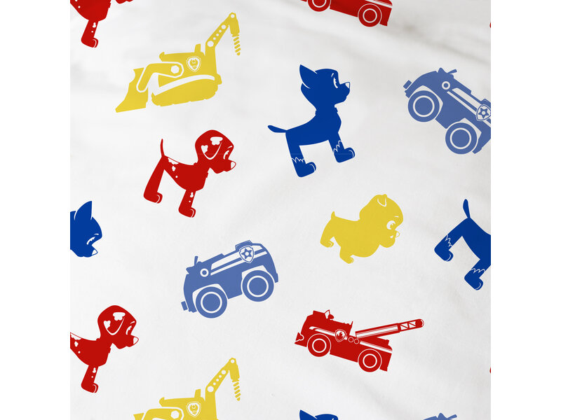 PAW Patrol Hoeslaken Patboy - 90 x 190/200 cm - Katoen